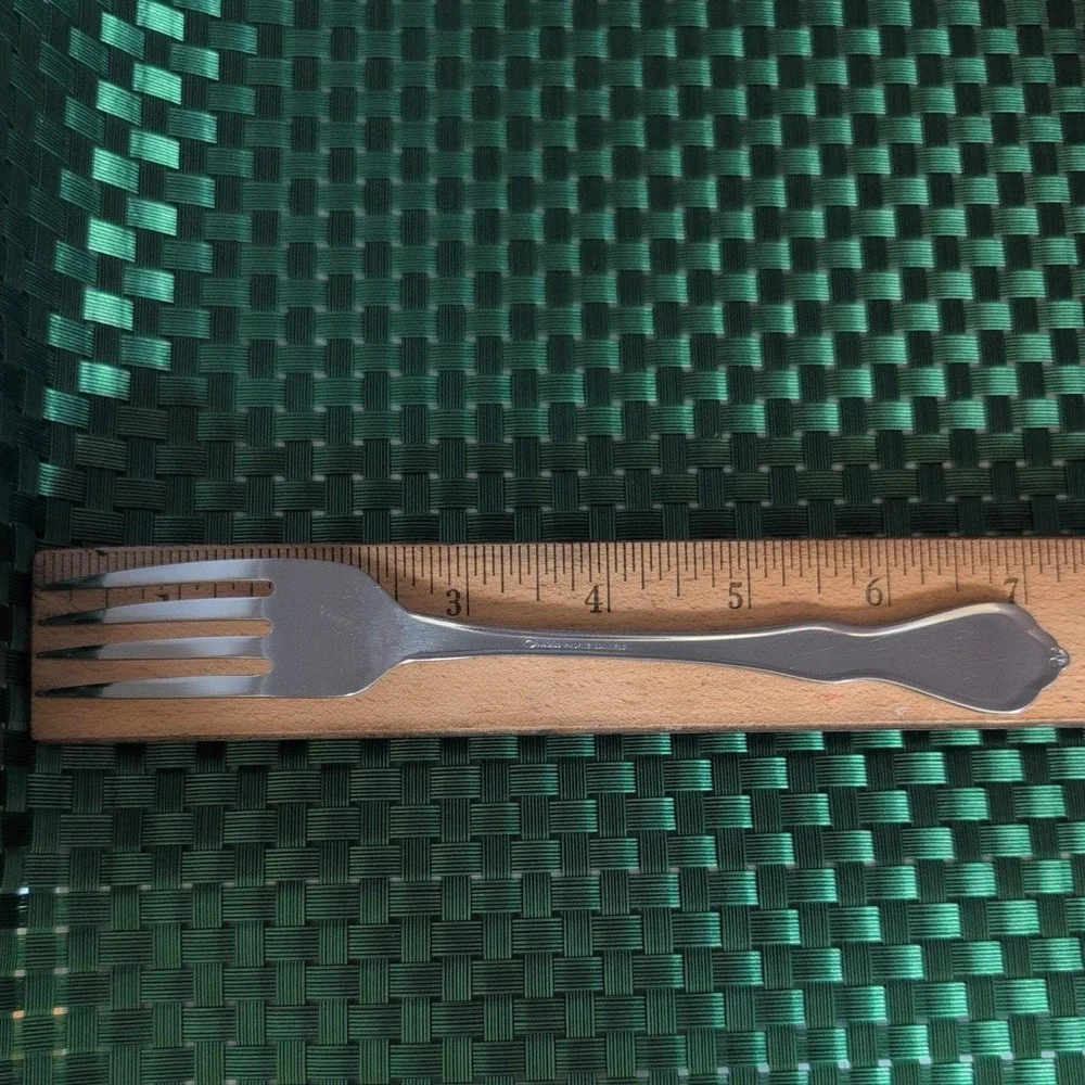 1 Oneida MORNING BLOSSOM Dinner Fork Single Fork Stainless Burnished Floral USA